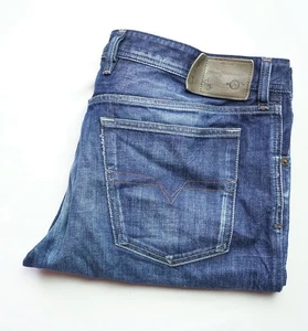 Diesel Waykee Regular Straight Jeans mens size W38 L33 XXL 2XL Button Fly 0806U - Picture 1 of 12