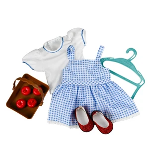 Mein Leben als Zauberer von Oz Dorothy Kleid Mode 9-teiliges Set für 18" Puppe - Bild 1 von 13
