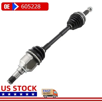 Eje delantero CV eje conductor izquierdo para Pontiac Vibe Toyota Matrix Corolla 2009-2017 Foto 1 de 4