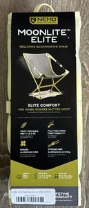 Nemo Equipment Moonlight Elite Reclining Backpacking Chair! Brand New/Free Ship! - Picture 1 of 2