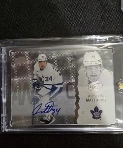 CASE HIT! 2023-24 Ud Ice White Snowflake Auston Matthews Autograph SSP RARE - Picture 1 of 2