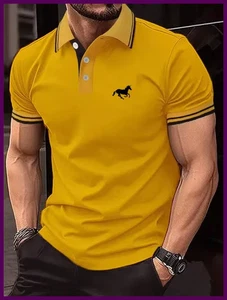 Neu Herren T-Shirt Klassisch Kurzarm Poloshirt Sommer Oberteil Freizeitshirt - Bild 1 von 28