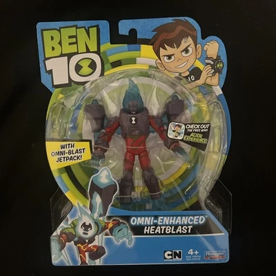 Ben 10 Omni-Enhanced Heatblast 公仔(玩伴,2017 年)Omni-Blast 喷射包 — 第 1/3 张图片