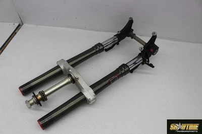 11-15 KAWASAKI NINJA ZX10R HORQUILLAS DELANTERAS COMPLETAS SUSPENSIÓN MANILLAR TRIPLE Foto 1 de 4