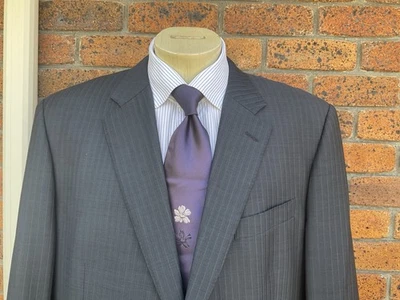 D’URBAN Mens Classic Style Fine Wool Suit # Sz: 44-46. Made In Hong Kong 🇭🇰 - image 1 of 4