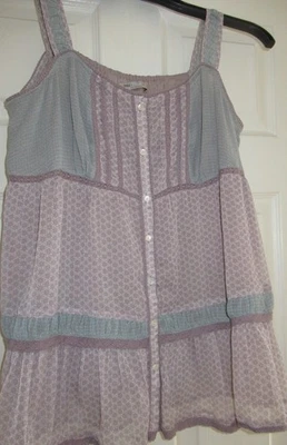 LADIES MARKS & SPENCER INDIGO COLLECTION SUMMER  TOP size 16 - Image 1 of 3