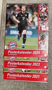 3 x FC Bayern München Posterkalender - 2021/23/24 - gebraucht - Bild 1 von 11