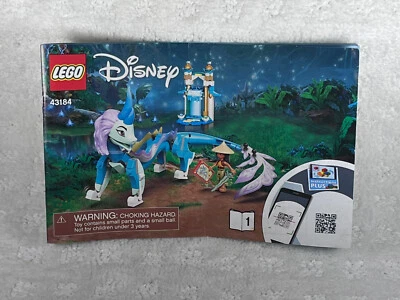 LEGO Disney Princesa 43184 - Dragón Raya y Sisu - Solo manual Foto 1 de 2