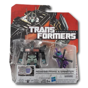 Figuras de acción Transformers Generations Nemesis Prime y Spinster - Imagen 1 de 1