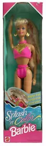 Muñeca de moda Barbie Splash N Color #16169 trenza mágica 1996 Mattel - Imagen 1 de 8