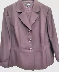 Le Suit SEPARATI GIACCA E PANTALONI IN LINEA tg 20w VIOLA - Foto 1 di 11