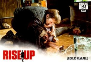 WALKING DEAD ROAD TO ALEXANDRIA INSERT CHASE CARD RISE UP RU-2 SECRETS REVEALED