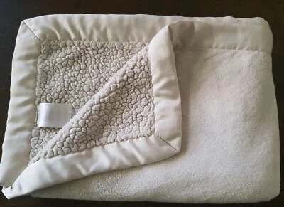 Cobertor de bebê Koala bege creme luxo acabamento acetinado borda grossa LAVAGEM PESADA  - Imagem 1 de 4