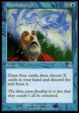 1x Breakthrough Torment MtG Magic Blue Uncommon 1 x1 Card Cards