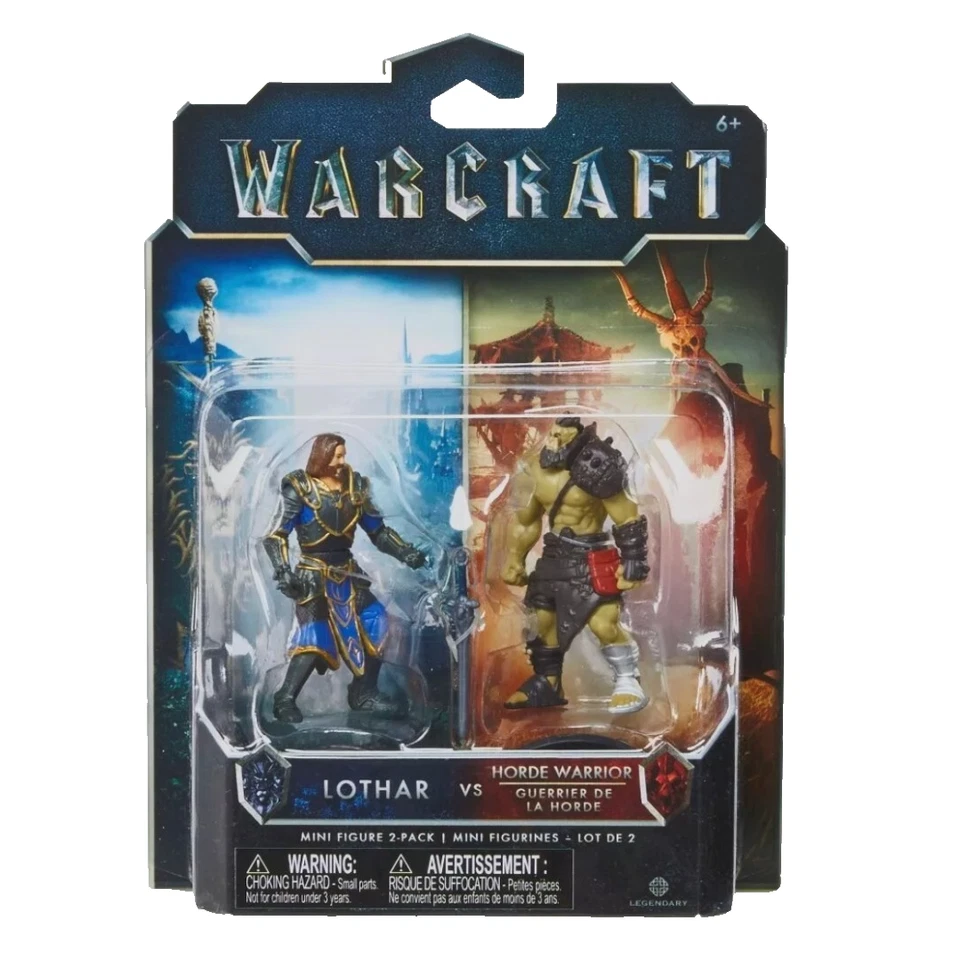 Nuevo Minifigura Nuevo de Lote Antiguo World of Warcraft Lothar vs Horde Warrior Foto 1 de 1