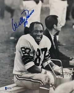 Willie Davis HOF 81 Auto Packers Signed 8x10 Photo SB I II Champs ~ BAS Beckett - Picture 1 of 6