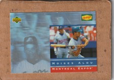 1995 Denny's Hologram Set Break Moises Alou Montreal Expos #02 MINT