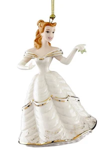 Lenox Disney Belle Christmastime Ornament Beauty & The Beast 4.5" #867424 New - Picture 1 of 5