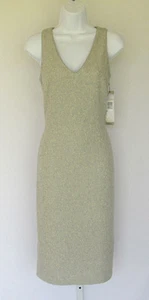 NEU MIT ETIKETT ANNE KLEIN WOLLE BAUMWOLLE SEIDE KLEID GRÖSSE 6 MEER GLASFARBE GEFÜTTERT - Bild 1 von 12