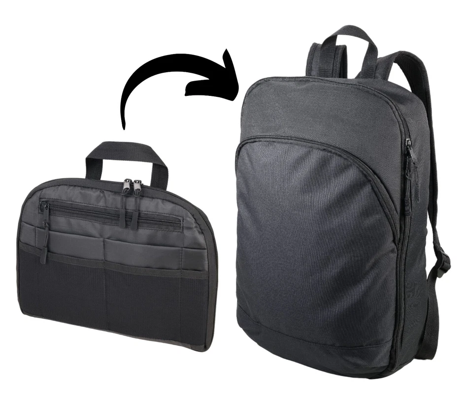Rucksack - Tasche - Organizer Multifunktion schwarz von Troika
