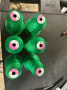 Isacord Embroidery Machine Polyester Thread 5000M (6 Spools Color #5415) - Picture 1 of 1