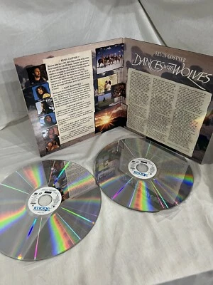 Dances With Wolves Laserdisc LD Kevin Costner Double Disc Set Widescreen - Image 1 of 4