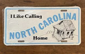 I Like Calling Carolina del Norte Placa de matrícula Etiqueta de coche DE COLECCIÓN NUEVO STOCK ANTIGUO - Imagen 1 de 4