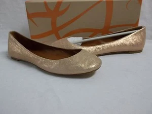 Via Spiga Größe 5,5 M Lila Kupfer Leder Flache Schuhe Neu Damen Schuhe  - Bild 1 von 8