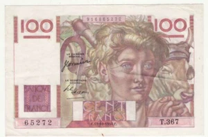 Billet de 100 Francs Jeune Paysan 12-10-1950 Sup ( 045* ) - Bild 1 von 2