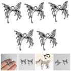 Create Unique Jewelry with 5PCS Butterfly Silver Metal Charms Pendants