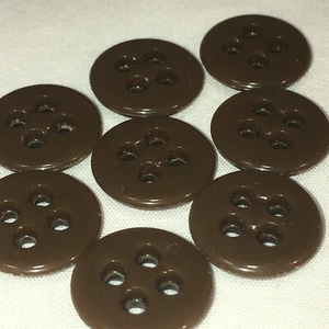 8 BUTTONS FOR SEWING ANTIQUE 1920s NEW YORK TECHNOID BRAND UNION MADE TROUSERS - Picture 1 of 13