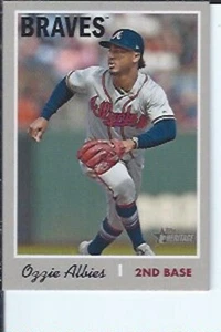 Ozzie Albies 2019 Topps Heritage Action Variation - Picture 1 of 1