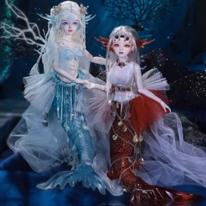 1/4 BJD Doll Girl Mermaid Styling Resin SD Ball Jointed Dolls Full Set Gift - Picture 1 of 20