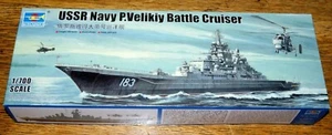 Trumpeter 05710 : Sowj./Russ. Atom - Kreuzer  "P. VELIKIY" - Kit 1:700  - Picture 1 of 2