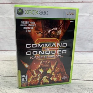 Command & Conquer 3: Kane's Wrath (Xbox 360, 2008) Complete With Manual - Picture 1 of 4
