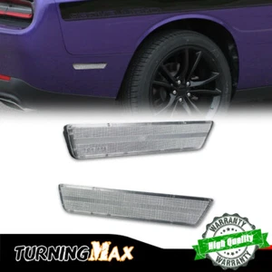 2PC Rear Side Marker Reflector Lamp Housing For 2008-2014 Dodge Challenger - Picture 1 of 9