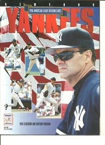 1996 American League Division Series New York Yankees Home Program Derek Jeter - Picture 1 of 1