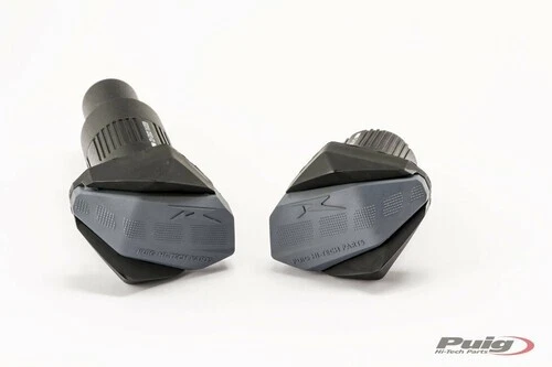 Deslizadores de cuadro Puig originales R12 KAWASAKI VERSYS 650 2007-2009 negros 4430N nuevos de stock Foto 1 de 1