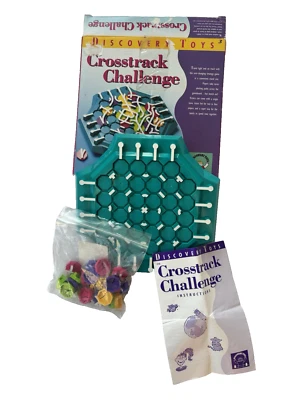 Discovery Toys Crosstrack Challenge Travel Board Game 2-4 Players Age 8+ - Image 1 of 4