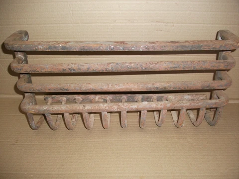 Vintage 1800'S Cast Iron Fireplace/Stove Log Holder - LARGE-See last pix Cover