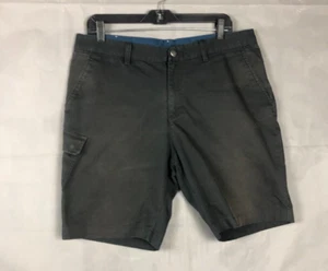 Adidas Adicross Shorts Mens 34 Dark Gray Stressed Flat Front Chino Golf 2019 - Picture 1 of 16