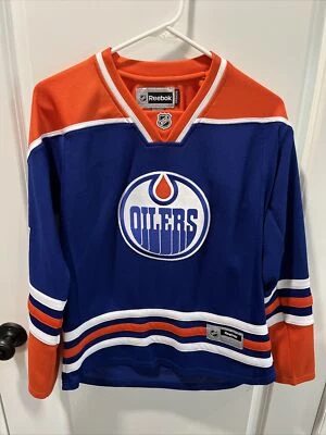 Camiseta deportiva para mujer Jordan Eberle #14 Edmonton Oilers Reebok NHL hockey azul mediana Foto 1 de 4