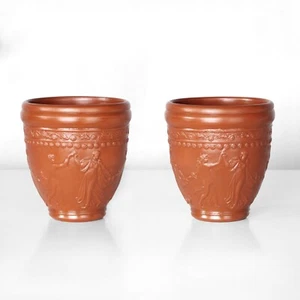 Terra Sigillata Tasse Tanzszene paarweise römische Keramik Replik zur Nachstellung - Bild 1 von 10