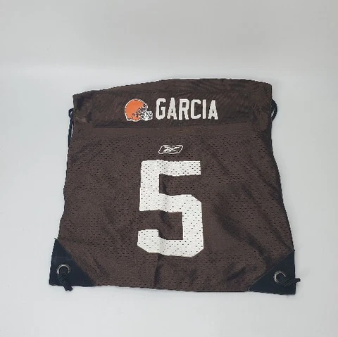 Jeff Garcia Cleveland Browns Reebok Gym Cinch Or Drawstring  Bag Cover