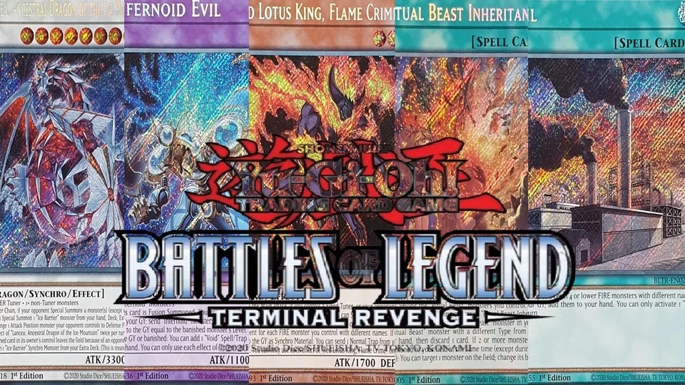Yugioh Battles of Legend: Terminal Revenge BLTR Secret Rare 1st Edition MINT - Bild 1 von 1
