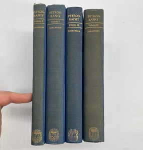 Descriptive Petrography of Igneous Rocks 4 VOLS 1931 by Johannsen FIRST EDITIONS - Imagen 1 de 15