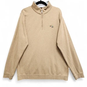 Peter Millar Crown Comfort Pullover Mens XL Irish Cream Bay Hill Golf Logo READ - Picture 1 of 13