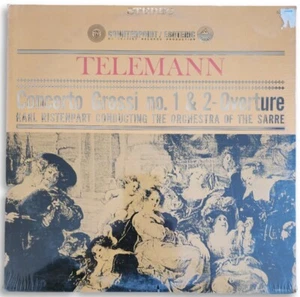 TELEMANN CONCERTO GROSSI no. 1 & 2- OVERTURE LP NEW UNOPENED - Picture 1 of 2