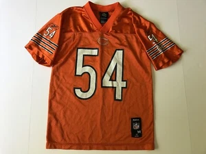 Authentic Vintage REEBOK CHICAGO BEARS BRIAN URLACHER 54 Youth Jersey HOF - Picture 1 of 5