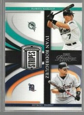 2005 Playoff Prestige Changing Stripes Ivan Rodriguez #C-1 Marlins/Tigers